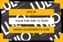 Load image into Gallery viewer, Lulo&#39;s Sweet &amp; Savory Gift Card
