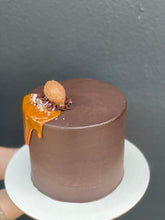 Load image into Gallery viewer, Chocolate on Chocolate Cake with salty caramel
